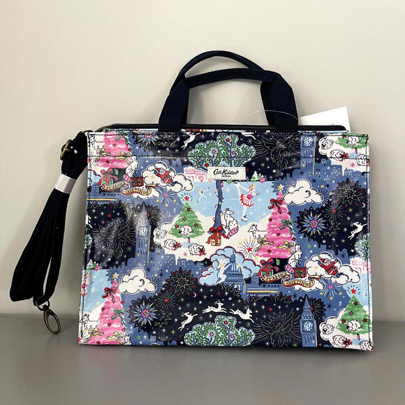Cath Kidston Mysterious Christmas Crossbody Book Bag/Tote New NWT - Picture 1 of 5